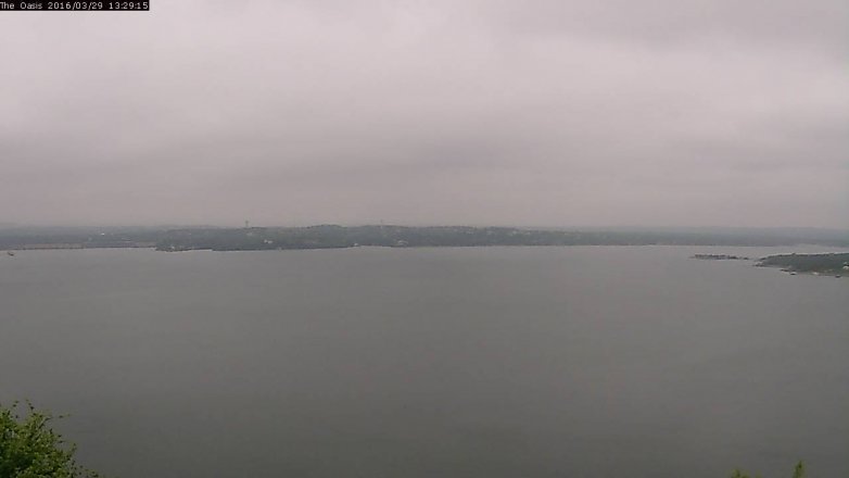 Lake Travis webcam, March 29, 2016 12:35 PM CT