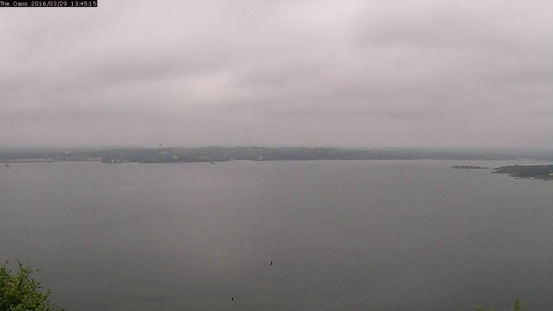 Lake Travis webcam, March 29, 2016 12:50 PM CT