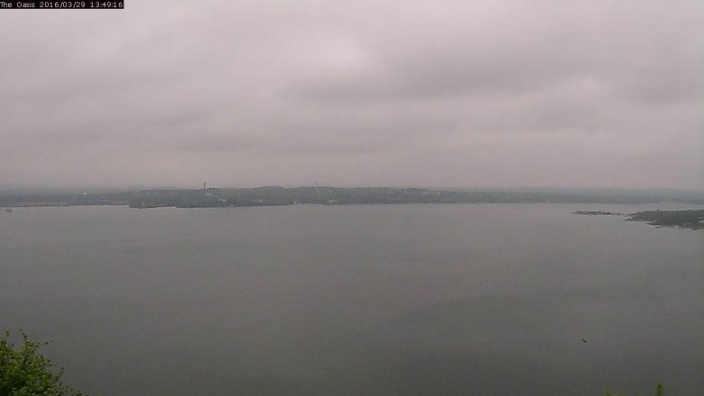 Lake Travis webcam, March 29, 2016 12:55 PM CT