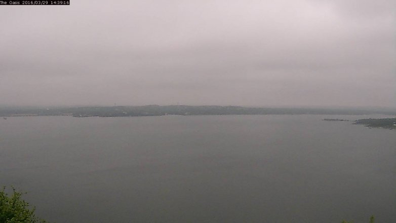 Lake Travis webcam, March 29, 2016 1:45 PM CT
