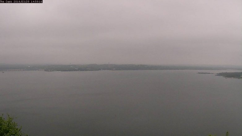 Lake Travis webcam, March 29, 2016 2:05 PM CT