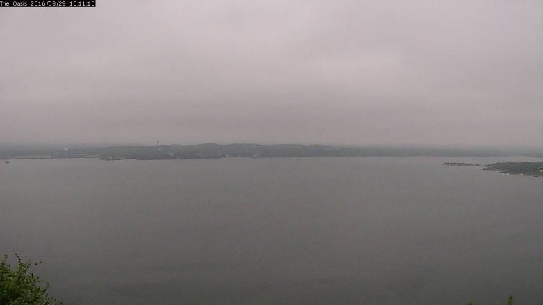 Lake Travis webcam, March 29, 2016 2:20 PM CT