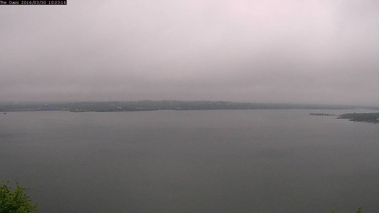 Lake Travis webcam, March 30, 2016 9:30 AM CT