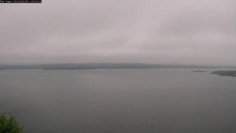 Lake Travis webcam, March 30, 2016 9:35 AM CT