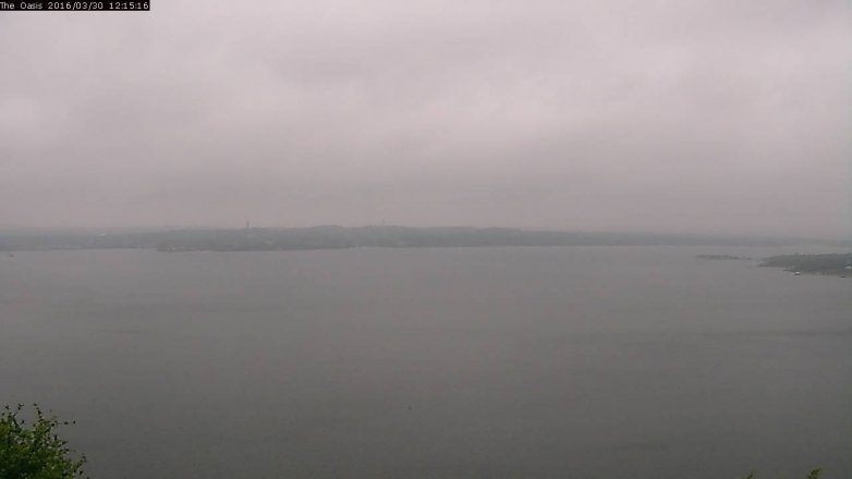 Lake Travis webcam, March 30, 2016 11:20 AM CT