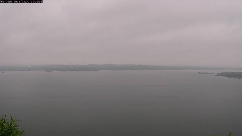 Lake Travis webcam, March 30, 2016 11:30 AM CT