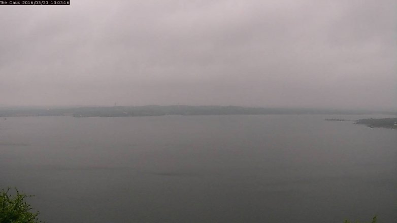 Lake Travis webcam, March 30, 2016 12:10 PM CT