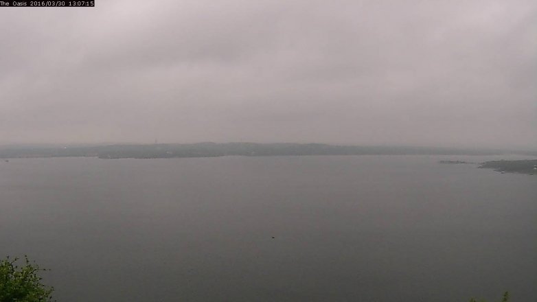Lake Travis webcam, March 30, 2016 12:15 PM CT