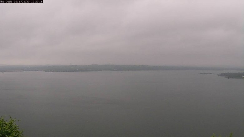 Lake Travis webcam, March 30, 2016 12:30 PM CT