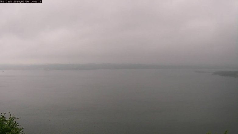 Lake Travis webcam, March 30, 2016 1:10 PM CT