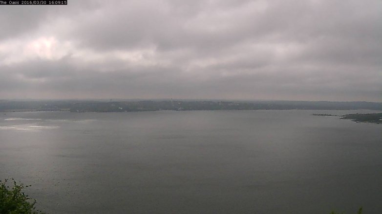 Lake Travis webcam, March 30, 2016 3:15 PM CT