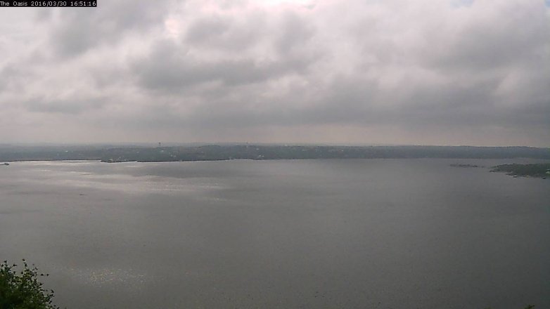 Lake Travis webcam, March 30, 2016 4:00 PM CT