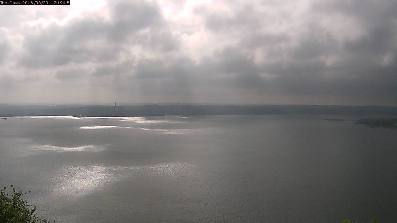 Lake Travis webcam, March 30, 2016 4:25 PM CT
