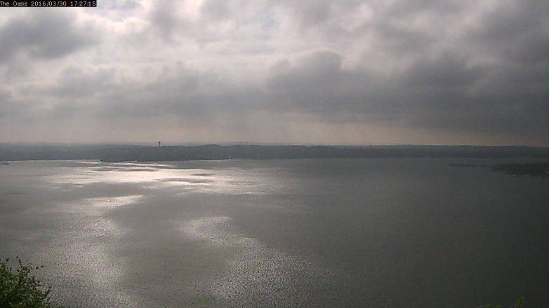 Lake Travis webcam, March 30, 2016 4:35 PM CT