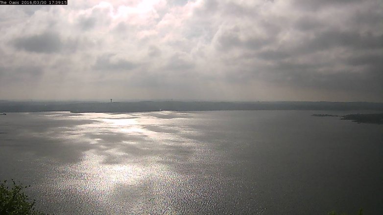 Lake Travis webcam, March 30, 2016 4:45 PM CT