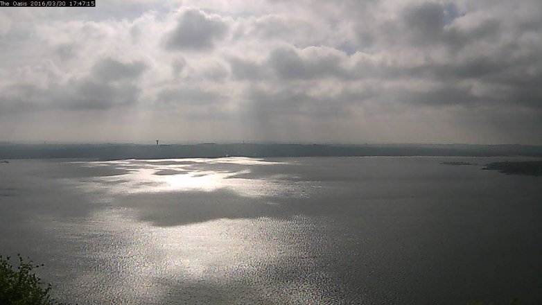 Lake Travis webcam, March 30, 2016 4:55 PM CT