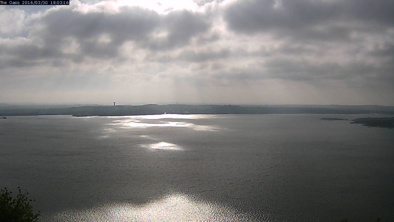 Lake Travis webcam, March 30, 2016 5:10 PM CT