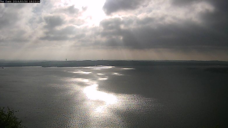 Lake Travis webcam, March 30, 2016 5:30 PM CT