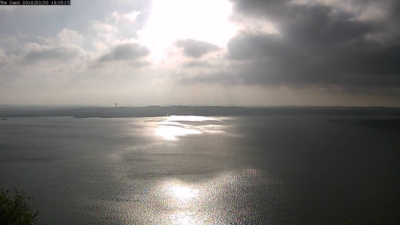 Lake Travis webcam, March 30, 2016 5:40 PM CT