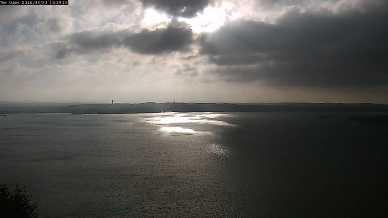 Lake Travis webcam, March 30, 2016 5:45 PM CT