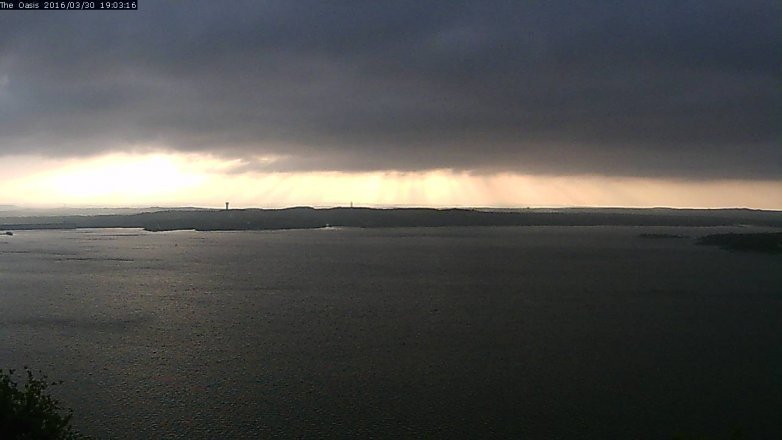 Lake Travis webcam, March 30, 2016 6:10 PM CT