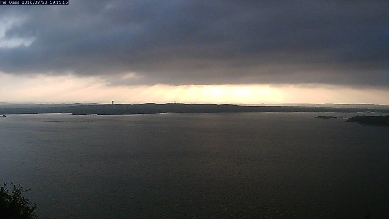Lake Travis webcam, March 30, 2016 6:25 PM CT