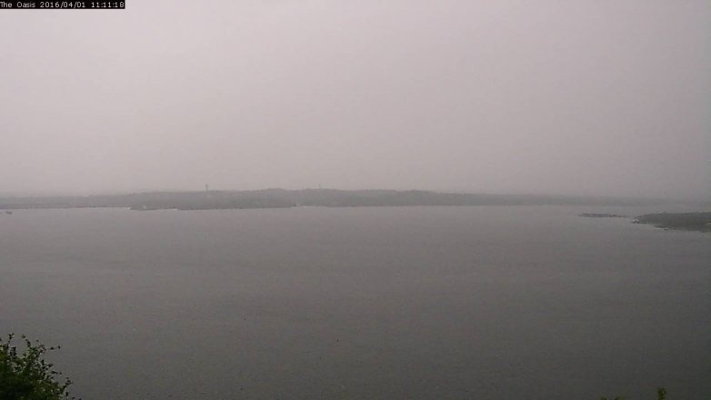 Lake Travis webcam, April 1, 2016 10:15 AM CT