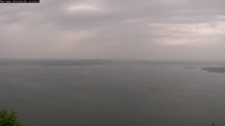 Lake Travis webcam, April 1, 2016 10:30 AM CT