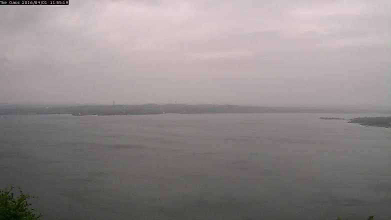 Lake Travis webcam, April 1, 2016 11:00 AM CT