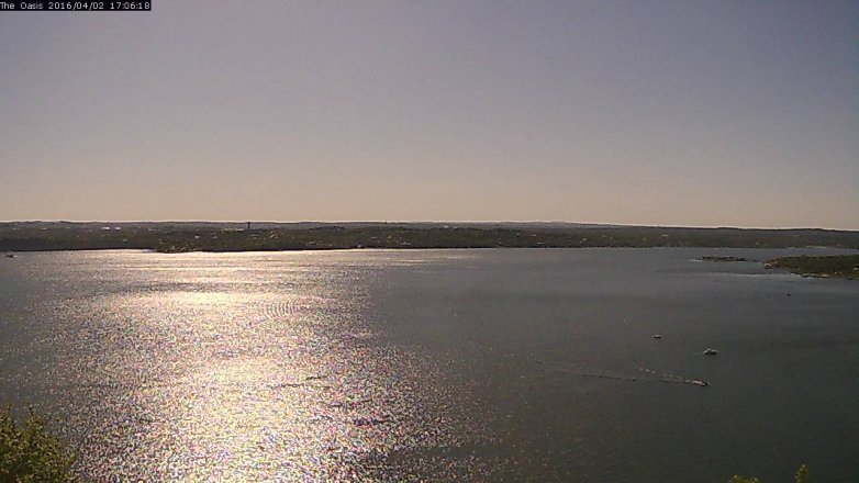 Lake Travis webcam, April 2, 2016 4:15 PM CT