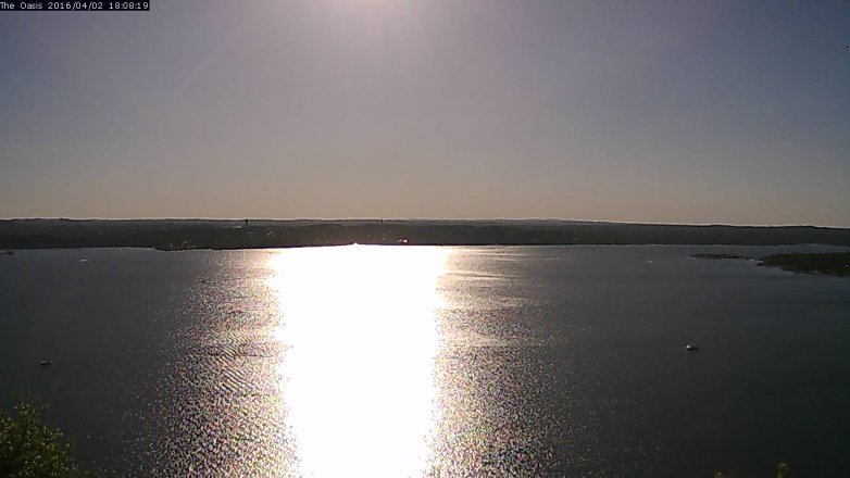 Lake Travis webcam, April 2, 2016 5:15 PM CT