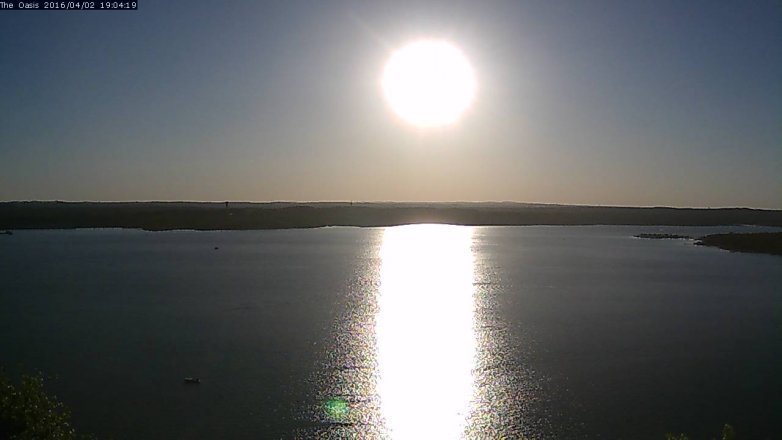 Lake Travis webcam, April 2, 2016 6:10 PM CT