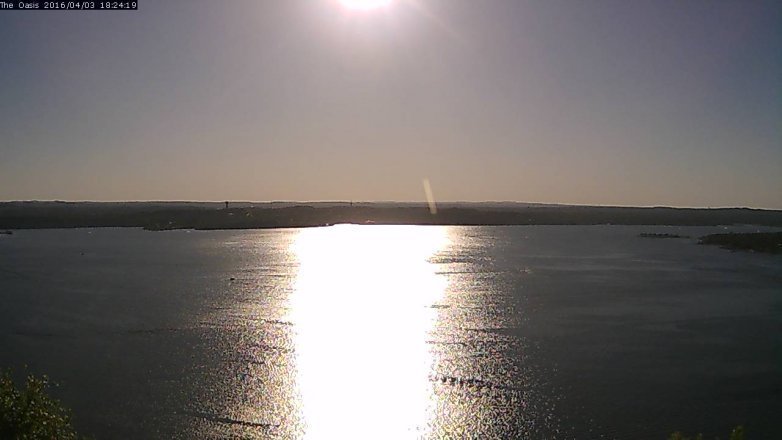 Lake Travis webcam, April 3, 2016 5:30 PM CT