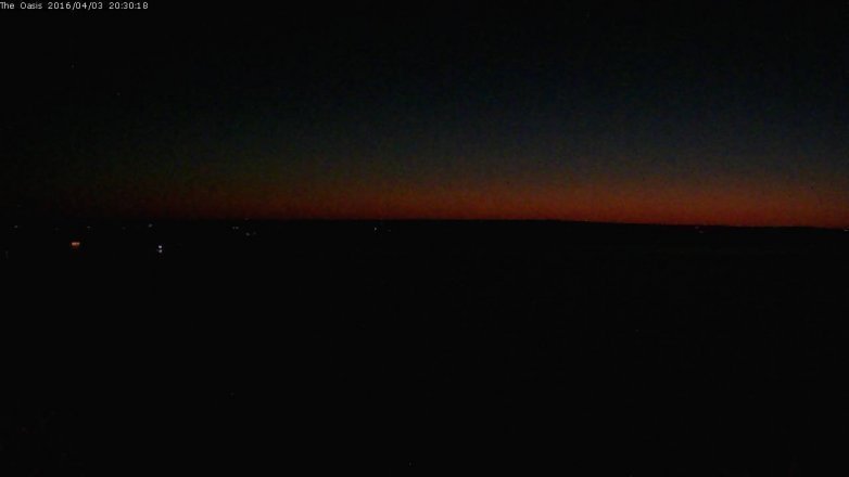 Lake Travis webcam, April 3, 2016 7:35 PM CT