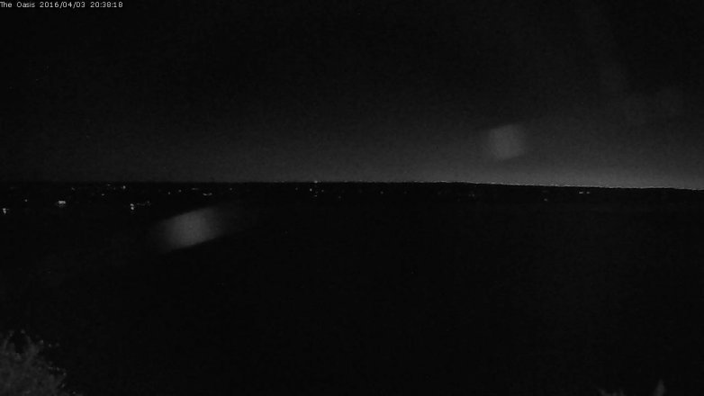 Lake Travis webcam, April 3, 2016 7:45 PM CT
