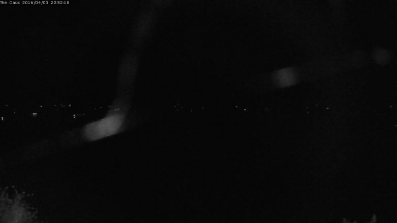 Lake Travis webcam, April 3, 2016 10:00 PM CT