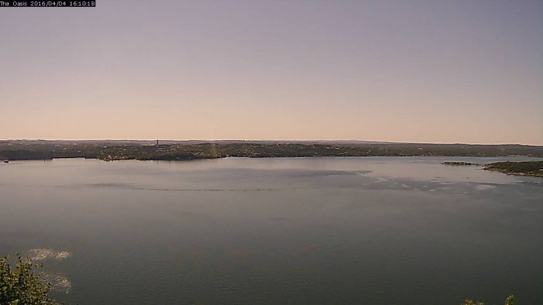 Lake Travis webcam, April 4, 2016 3:15 PM CT
