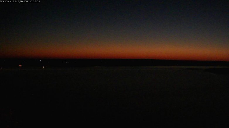 Lake Travis webcam, April 4, 2016 7:35 PM CT