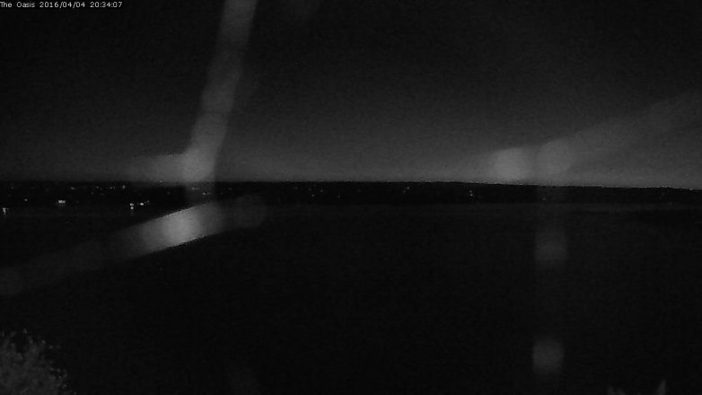 Lake Travis webcam, April 4, 2016 7:40 PM CT