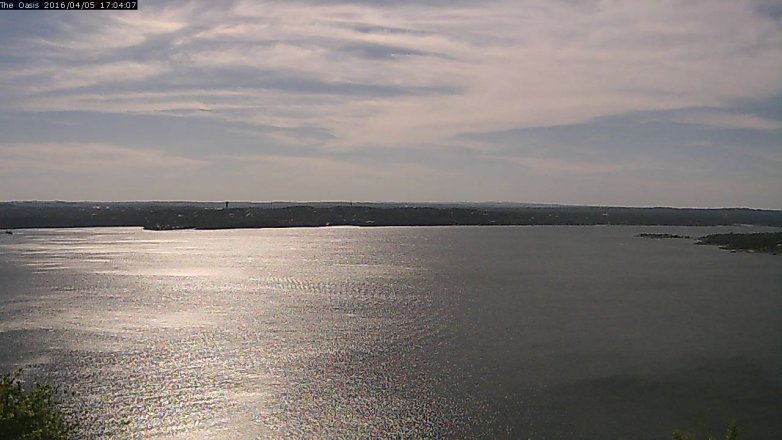 Lake Travis webcam, April 5, 2016 4:10 PM CT