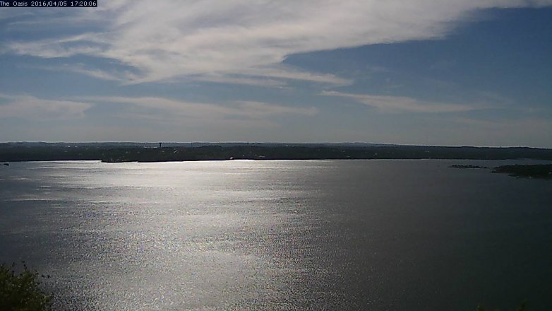 Lake Travis webcam, April 5, 2016 4:25 PM CT