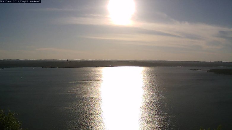 Lake Travis webcam, April 5, 2016 5:50 PM CT
