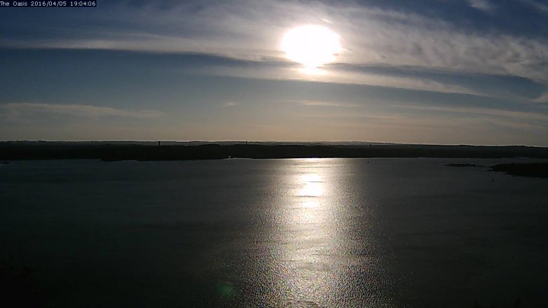 Lake Travis webcam, April 5, 2016 6:10 PM CT