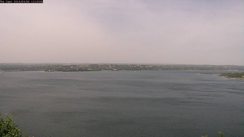 Lake Travis webcam, April 6, 2016 11:25 AM CT