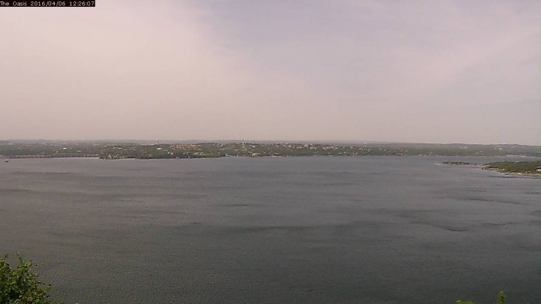 Lake Travis webcam, April 6, 2016 11:35 AM CT