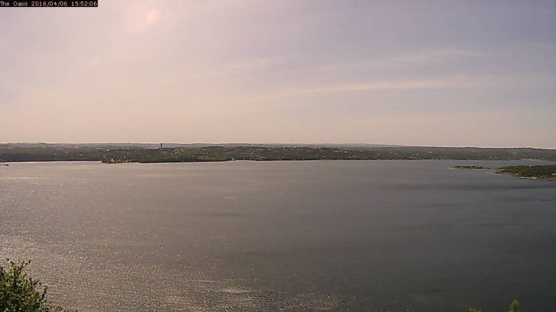Lake Travis webcam, April 6, 2016 3:00 PM CT