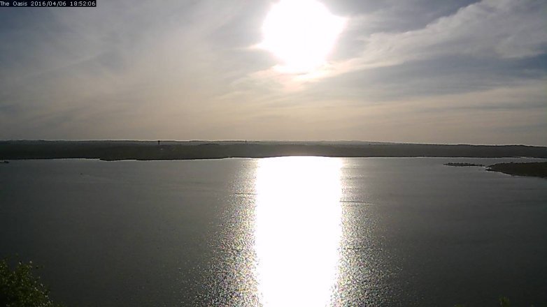 Lake Travis webcam, April 6, 2016 6:00 PM CT
