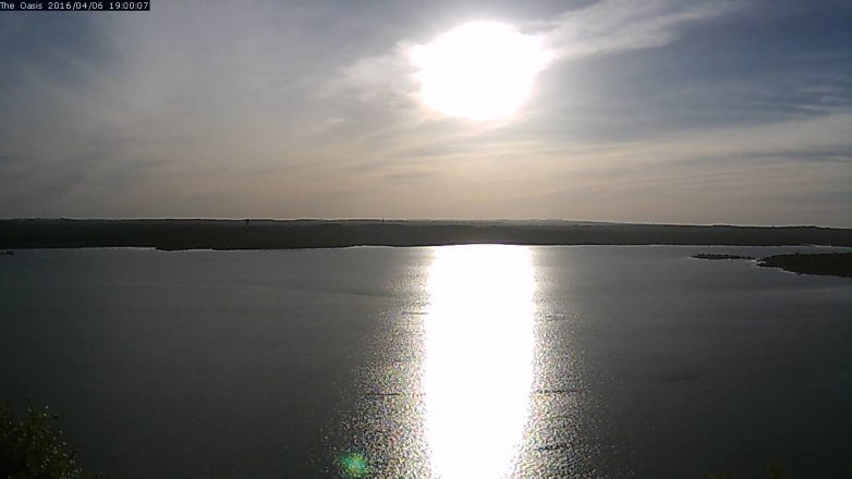 Lake Travis webcam, April 6, 2016 6:05 PM CT