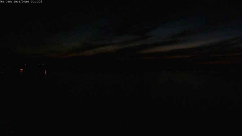 Lake Travis webcam, April 6, 2016 7:35 PM CT