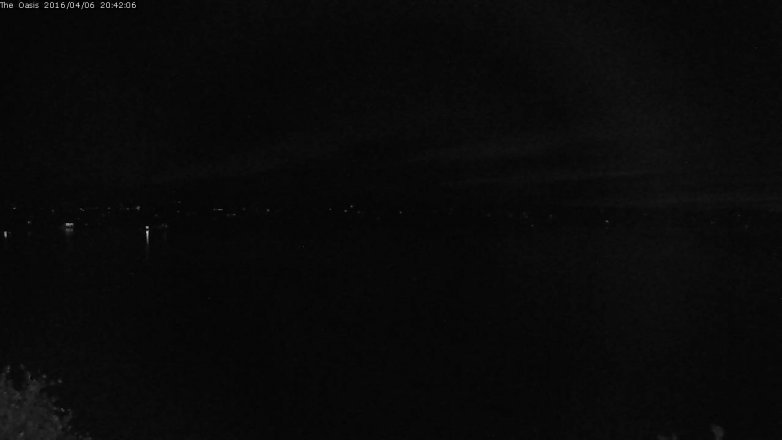 Lake Travis webcam, April 6, 2016 7:50 PM CT